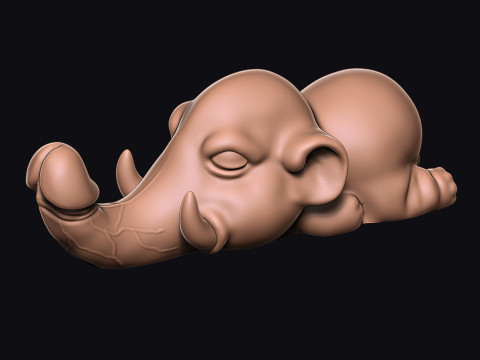 PENIS Elephant 3D Print Model