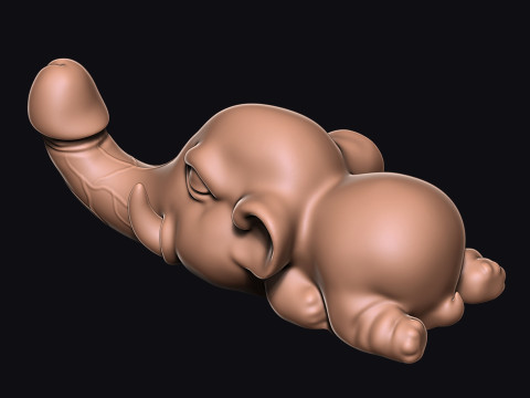 PENIS Elephant 3D Print Model