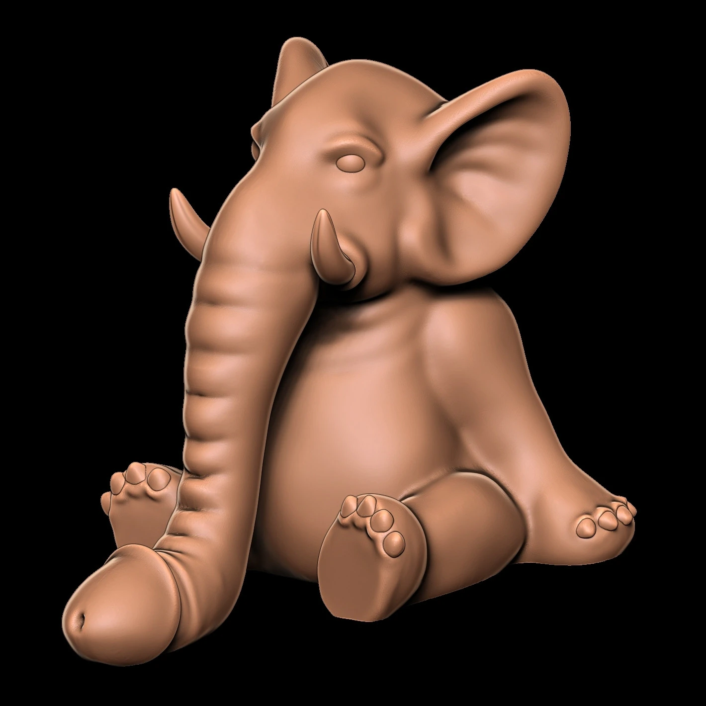 PENIS ELEPHANTS 3D Print Model .c4d .max .obj .3ds .fbx .stl .blend