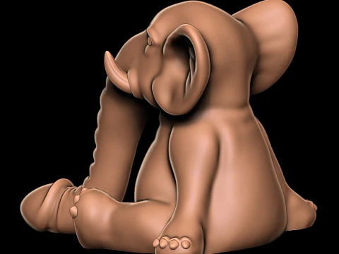 PENIS ELEPHANTS 3D Print Model