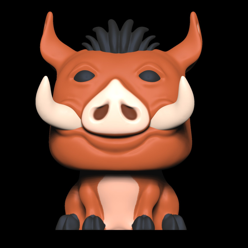 Funkopop 3D Print Model .c4d .max .obj .3ds .fbx .stl .blend 