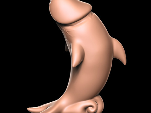 ПЕНИСдельфин 3D Принт Модель