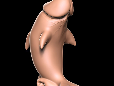 ПЕНИСдельфин 3D Принт Модель