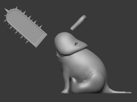 PENIS pochita 3D Print Model