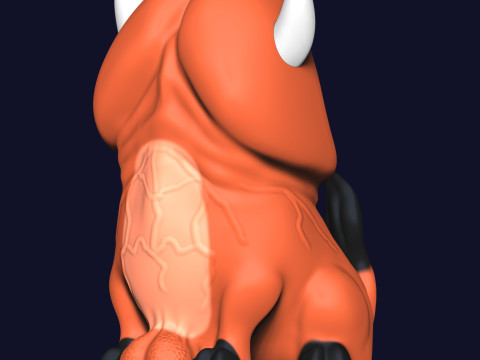 PENE Bufalo Modello di stampa 3D