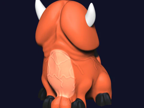 PENIS Buffalo 3D Print Model