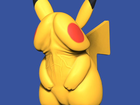 PENIS Pikachu 3D Print Model