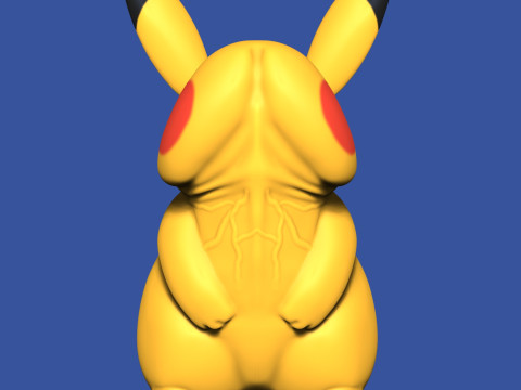 PENIS Pikachu 3D Druckmodell