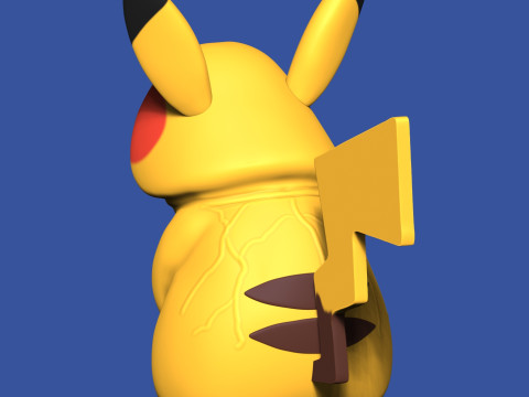 PENIS Pikachu 3D Druckmodell