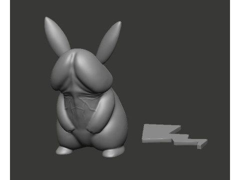 PENIS Pikachu 3D Druckmodell