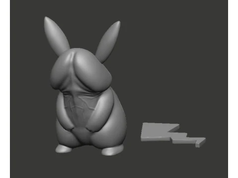 PENIS Pikachu 3D Print Model