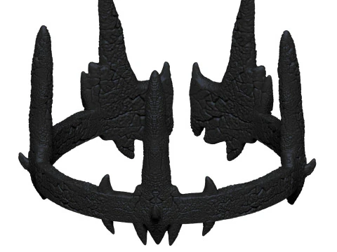 Black Adam Crown 3D Print Model