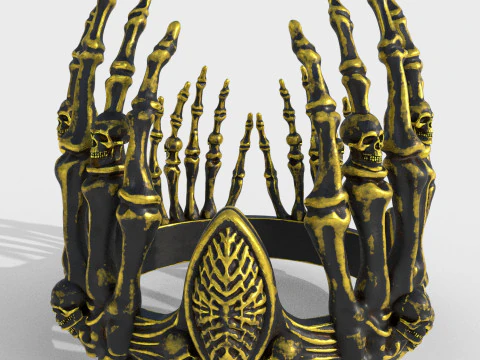 Mahkota kejahatan Model Cetak 3D