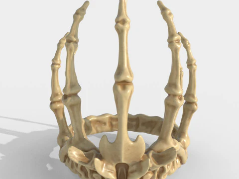 Crown sekeleton 3D Print Model