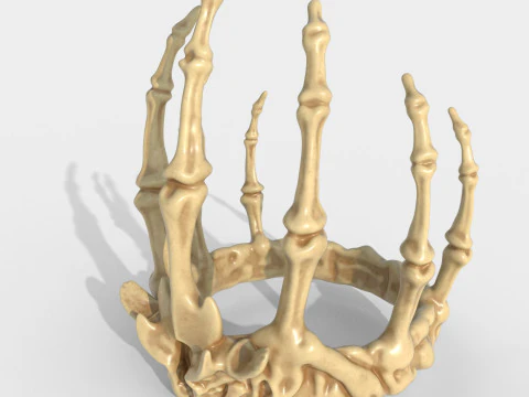 Crown sekeleton 3D Print Model