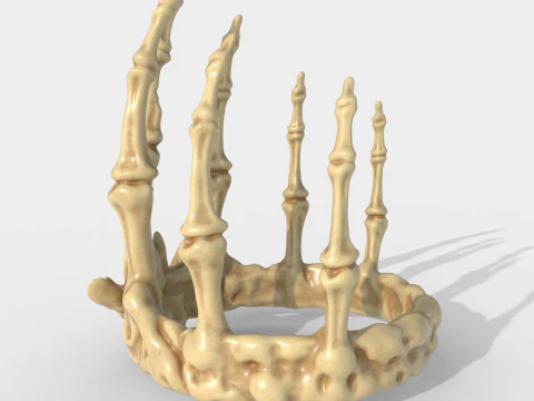 Crown sekeleton 3D Print Model