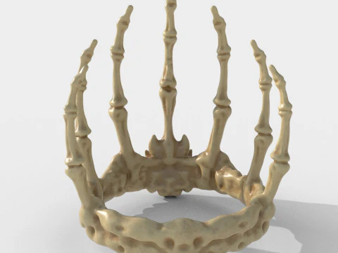 Crown sekeleton 3D Print Model