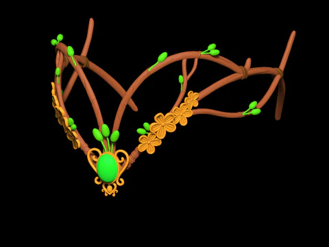 ELF crown 3D Print Model