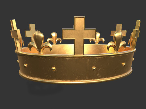 空心冠 3D 打印模型