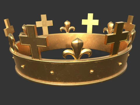 The hollow crown 3D Print Model
