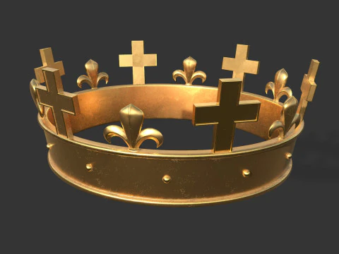 The hollow crown 3D Print Model