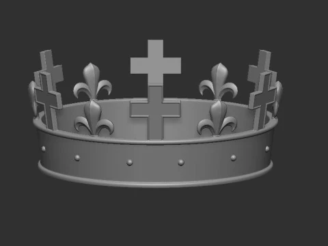 The hollow crown 3D Print Model