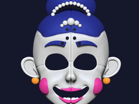 M&aacute;scara de bal&atilde;o Modelo de Impressão 3D