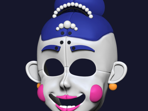 Ballora-Maske 3D Druckmodell