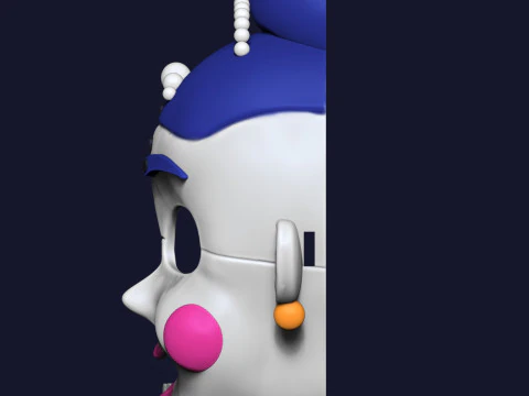 Mask ballora 3D Print Model