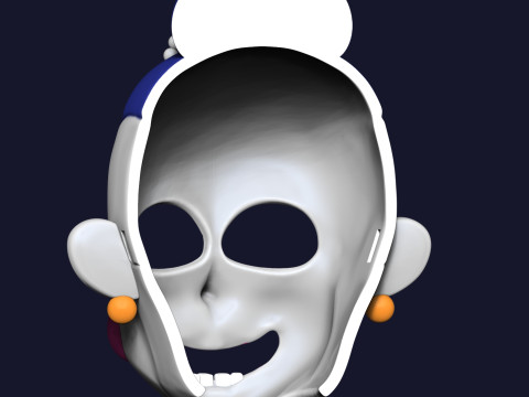 Ballora-Maske 3D Druckmodell