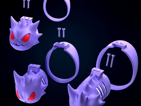 Bekaret Kafesi Gengar 3D Baskı Modeli