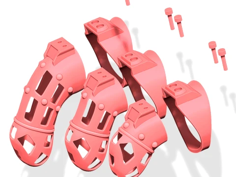 Chastity Cage 7 3D Print Model