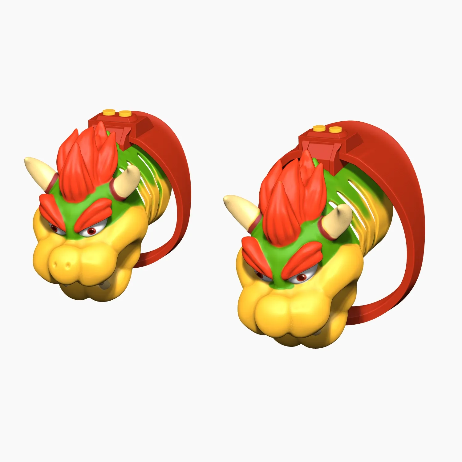 Chastity Cage Bowser 3D Print Model .c4d .max .obj .3ds .fbx .stl .blend 