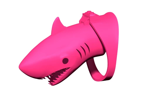 Chastity Cage shark 3D Print Model