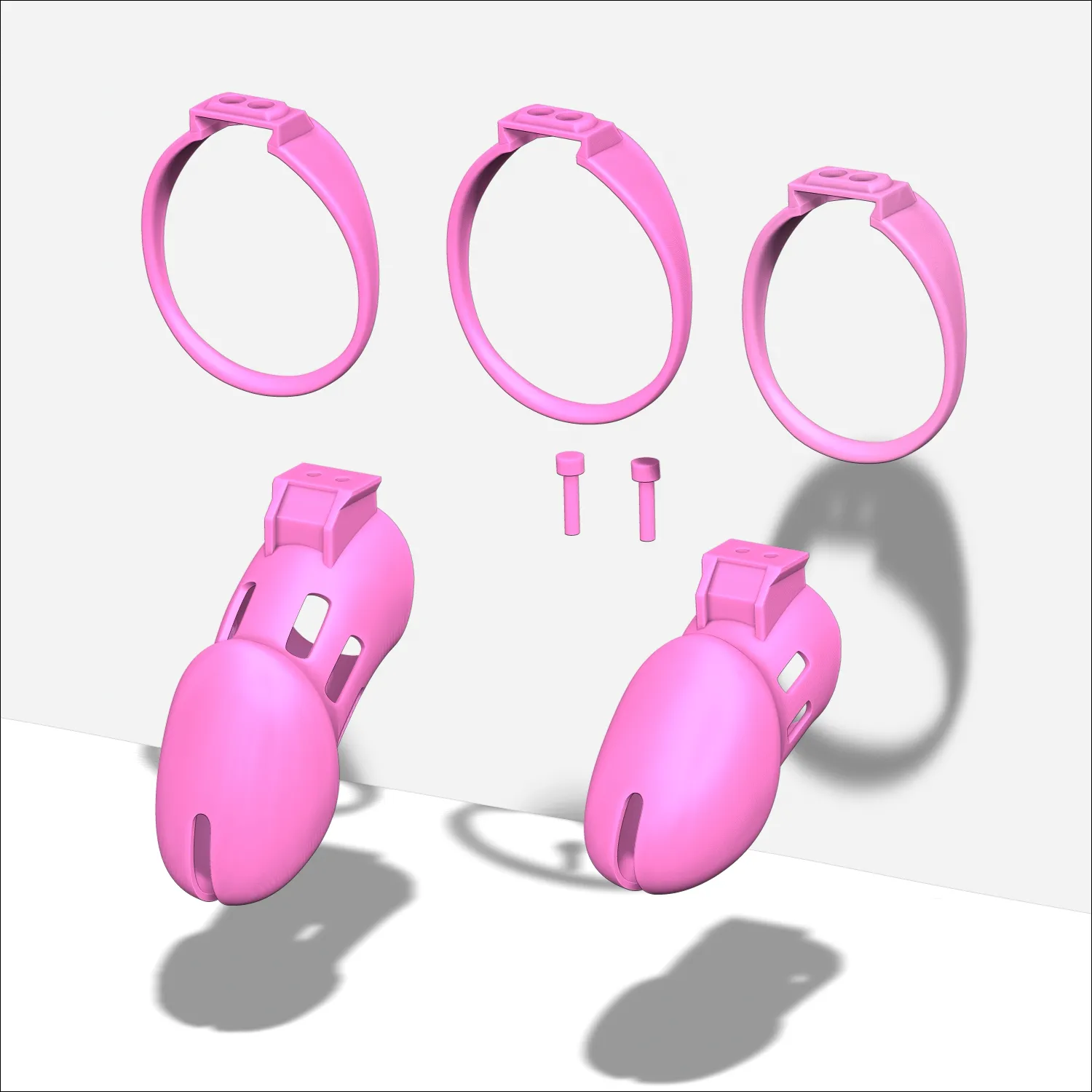 Chastity Cage 3D Print Model .c4d .max .obj .3ds .fbx .stl .blend 