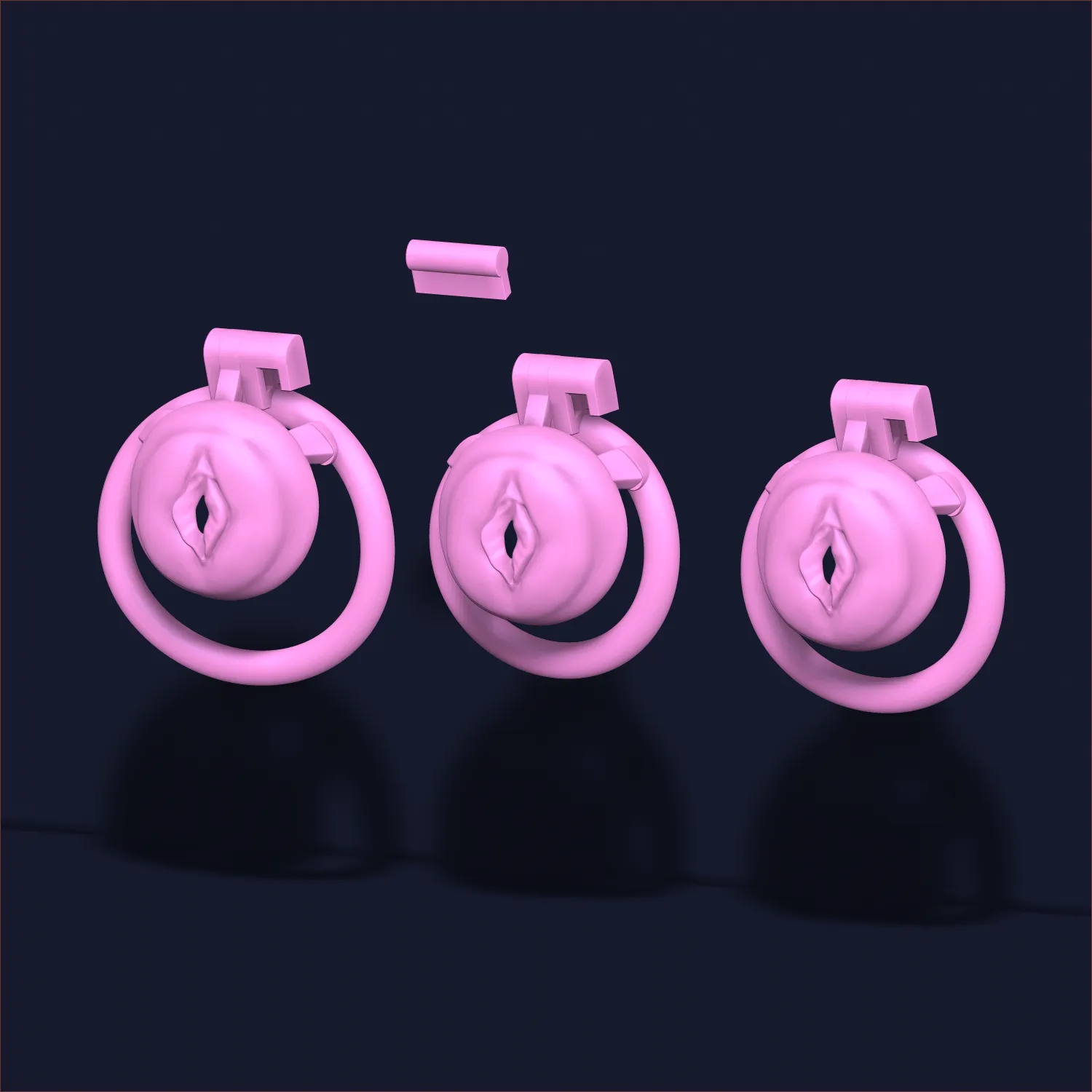 Chastity Cage vagina 3D Print Model .c4d .max .obj .3ds .fbx .stl .blend 