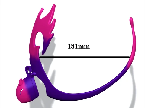Chastity Cage devil 3D Print Model