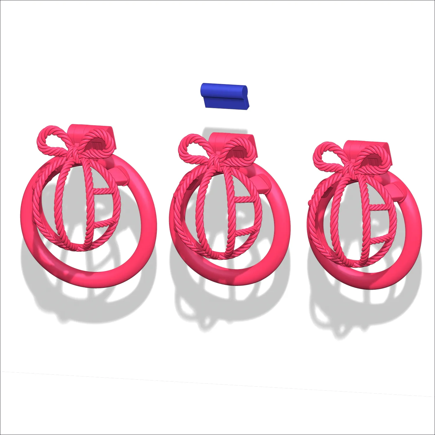 Chastity Cage rope 3D Print Model .c4d .max .obj .3ds .fbx .stl .blend 