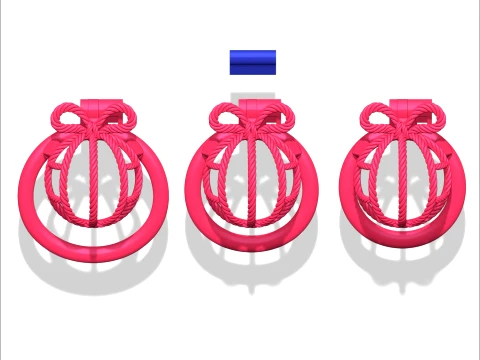 Chastity Cage rope 3D Print Model