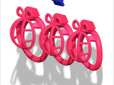 Chastity Cage rope 3D Print Model