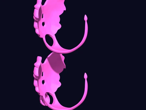 Chastity Cage bow tie 3D Print Model