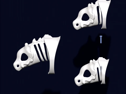 Chastity Cage Cubone 3D Print Model
