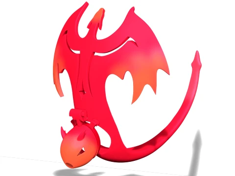 Chastity Cage Dragon 3D Print Model