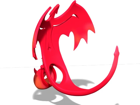 Chastity Cage Dragon 3D Print Model