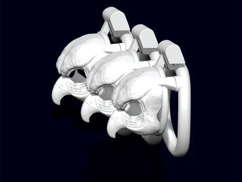 Chastity Cage Strigiformes 3D Print Model