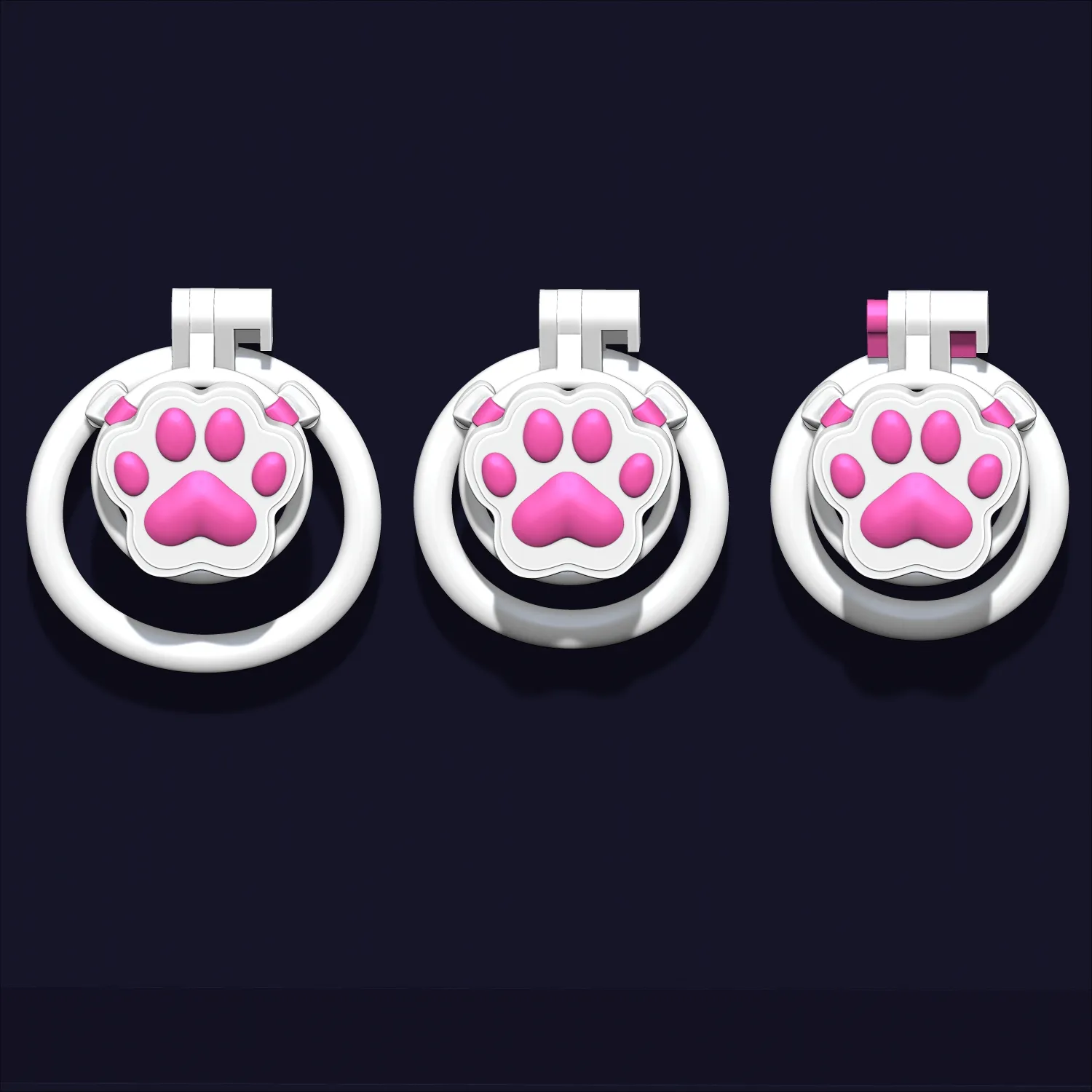 Chastity Cage Cat 3D Print Model .c4d .max .obj .3ds .fbx .stl .blend