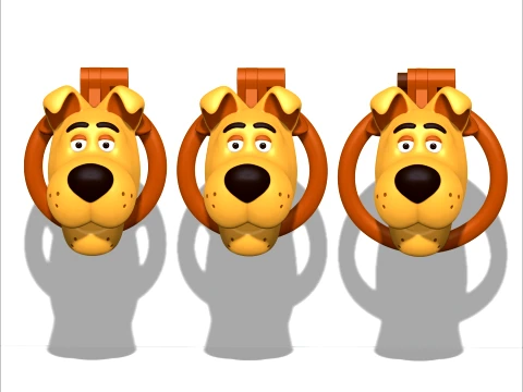 Bekaret Kafesi Scooby Doo 3D Baskı Modeli
