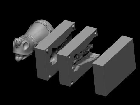 Masturbators horse with molds 3D Print Model