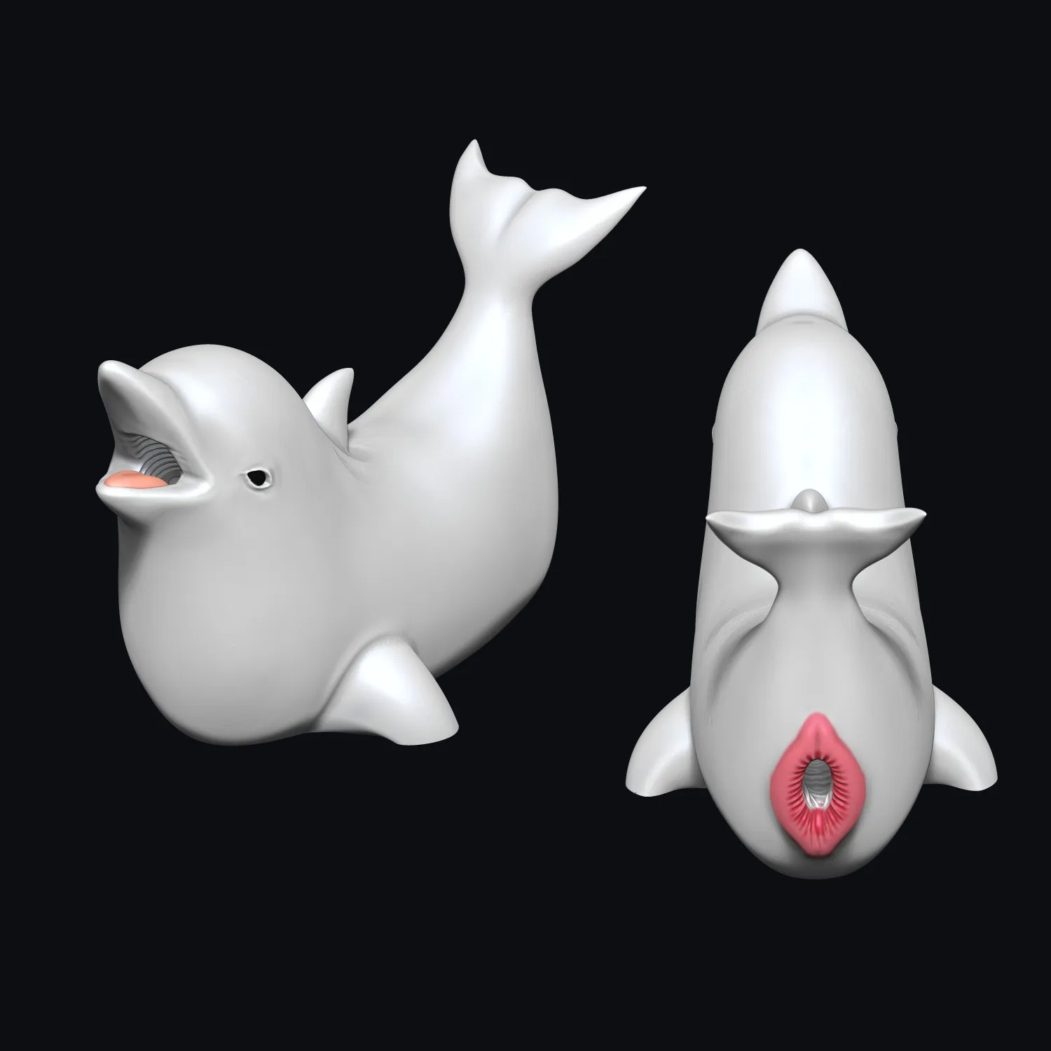 Masturbators Dolphin with molds 3D Print Model .c4d .max .obj .3ds .fbx .stl .blend 