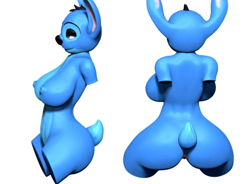 Stitch Masturbators with molds 3D Print Model